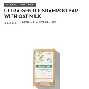 KLORANE ULTRA-GENTLE SHAMPOO BAR WITH OAT MILK
